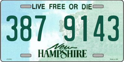NH license plate 3879143