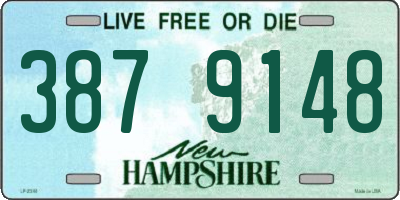 NH license plate 3879148
