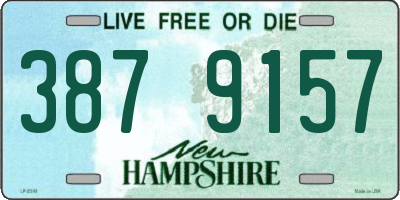 NH license plate 3879157
