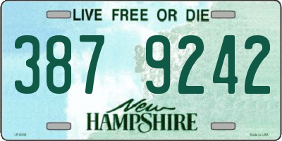 NH license plate 3879242