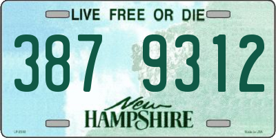 NH license plate 3879312