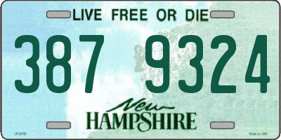 NH license plate 3879324