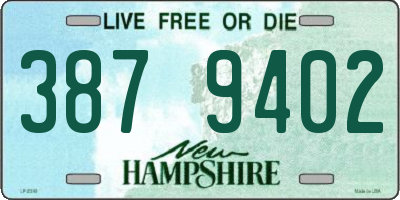 NH license plate 3879402