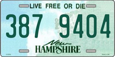 NH license plate 3879404