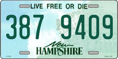 NH license plate 3879409