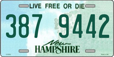 NH license plate 3879442