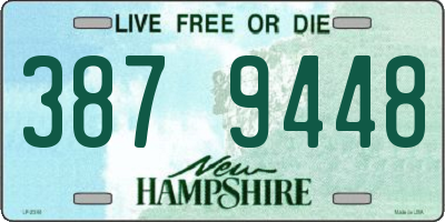 NH license plate 3879448