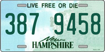 NH license plate 3879458