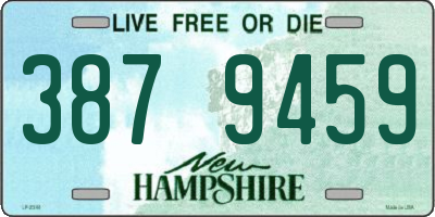 NH license plate 3879459