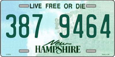 NH license plate 3879464