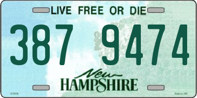 NH license plate 3879474