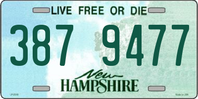 NH license plate 3879477