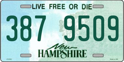 NH license plate 3879509