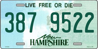 NH license plate 3879522