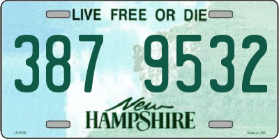 NH license plate 3879532