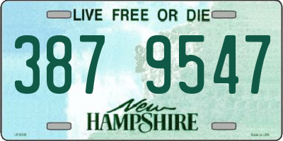 NH license plate 3879547