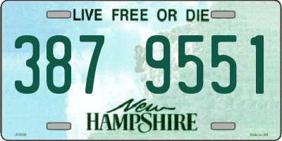 NH license plate 3879551