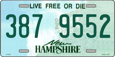 NH license plate 3879552