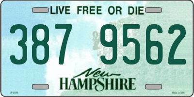 NH license plate 3879562