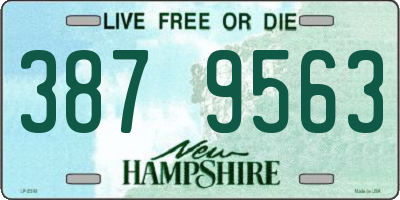 NH license plate 3879563