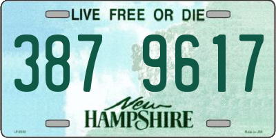 NH license plate 3879617