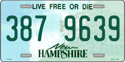 NH license plate 3879639