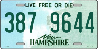 NH license plate 3879644