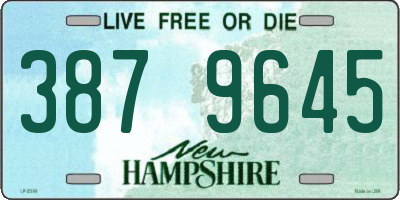 NH license plate 3879645