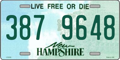 NH license plate 3879648