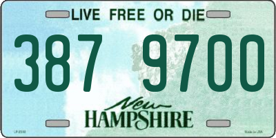 NH license plate 3879700