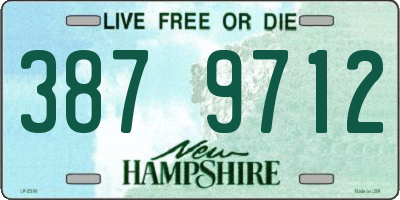 NH license plate 3879712