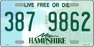 NH license plate 3879862