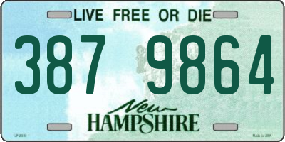 NH license plate 3879864