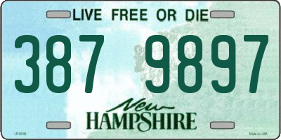 NH license plate 3879897