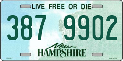 NH license plate 3879902