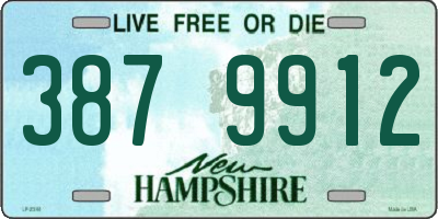 NH license plate 3879912