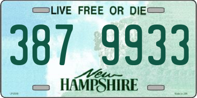 NH license plate 3879933