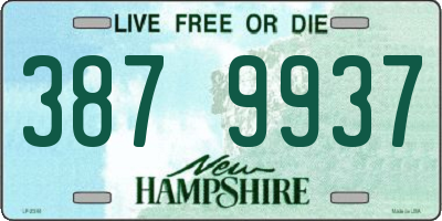 NH license plate 3879937