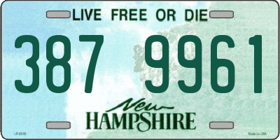 NH license plate 3879961