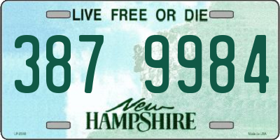 NH license plate 3879984