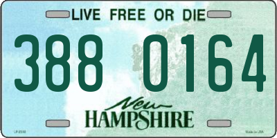 NH license plate 3880164