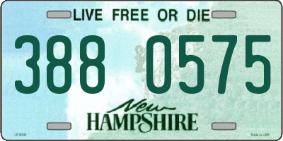 NH license plate 3880575