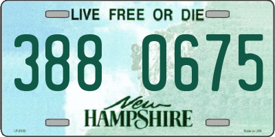 NH license plate 3880675
