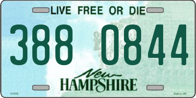 NH license plate 3880844