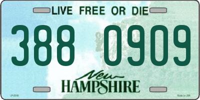 NH license plate 3880909