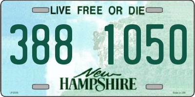 NH license plate 3881050