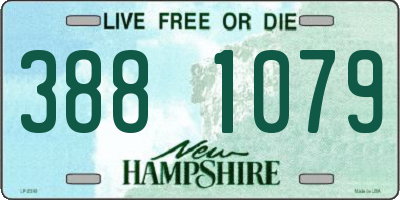 NH license plate 3881079