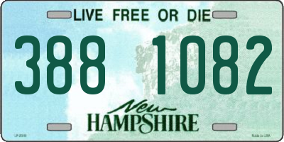 NH license plate 3881082