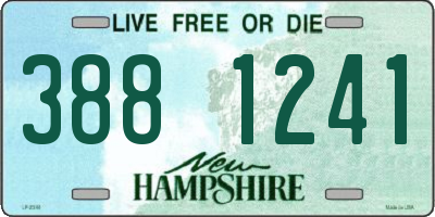 NH license plate 3881241