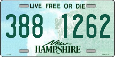 NH license plate 3881262
